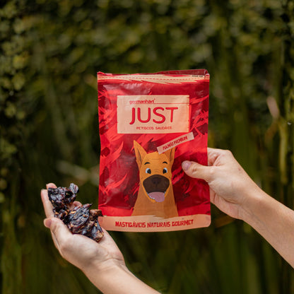Pulmão Bovino Natural para Cães Petisco Leve Treino