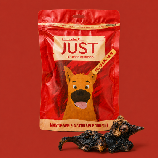 Pulmão Bovino Natural para Cães Petisco Leve Treino